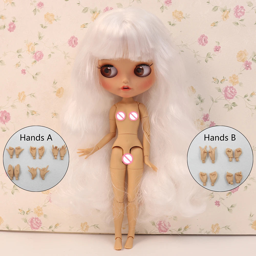 ICY DBS Blythe 1/6 BJD Doll – 30cm Tan Skin Matte Face Jointed Body, Anime Girl Toy Gift