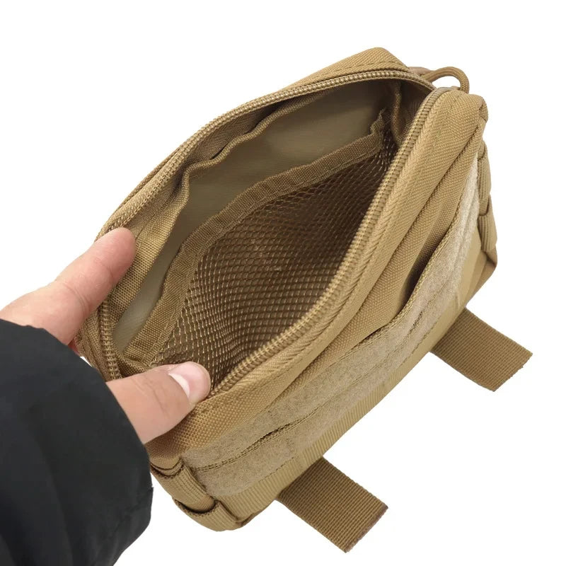Molle Utility EDC Waist Bag - Tactical Pouch for Medical First Aid, Belt Pouch, Outdoor Sports and Hunting
