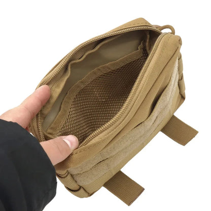Molle Utility EDC Waist Bag - Tactical Pouch for Medical First Aid, Belt Pouch, Outdoor Sports and Hunting