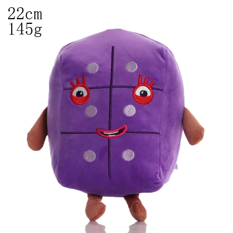 Children’s Educational Animation Digital Building Blocks Toy – Math Plush Doll Game, Birthday Gift