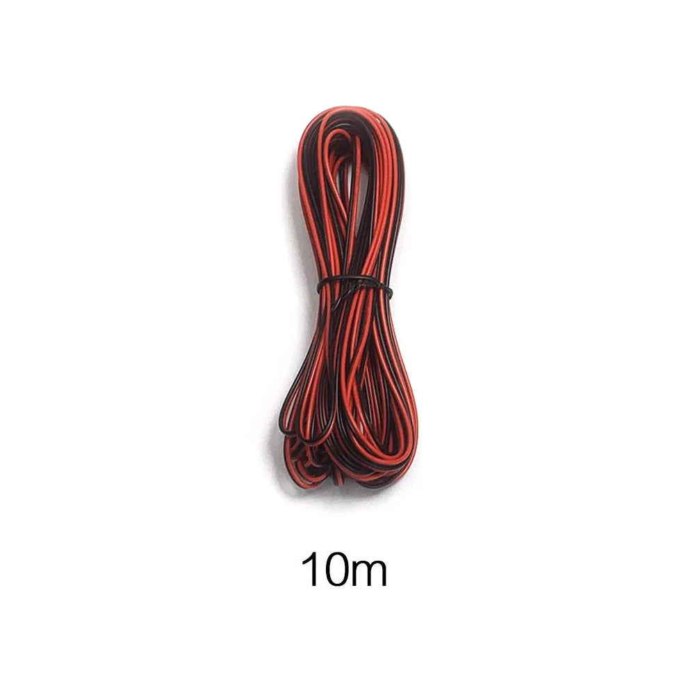 STONEGO 2-PIN Extension Cable – 22AWG for WS2812 WS2811 RGB LED Strips, 5m/10m/20m Length Options