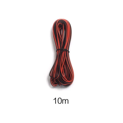 STONEGO 2-PIN Extension Cable – 22AWG for WS2812 WS2811 RGB LED Strips, 5m/10m/20m Length Options