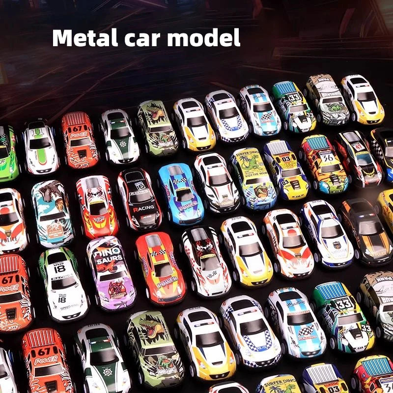48-Piece Alloy Toy Car Set — Classic & Racing Tin Cars Kids Gift Box, Christmas Present