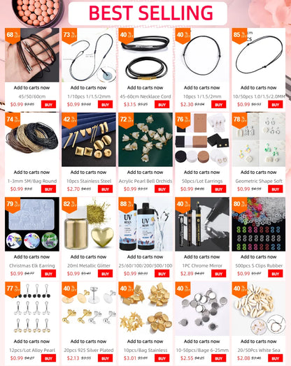 50PCS Jewelry Display Cards — Self-Seal Cardboard Hang Tags for Earrings & Necklaces, Jewelry Organizer Packaging