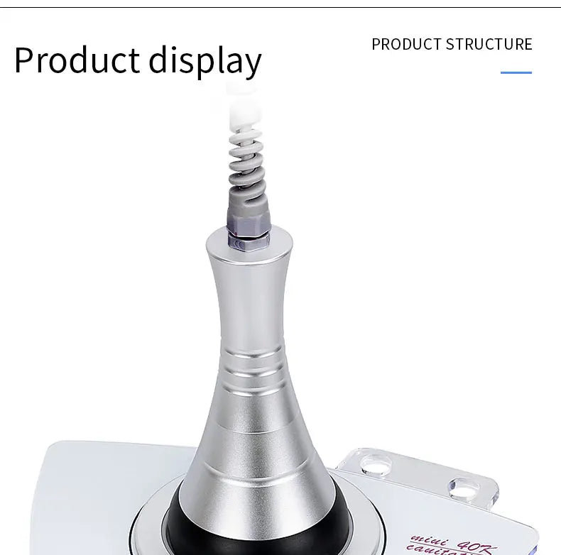 Ultrasonic 40KHz Cavitation Machine — Body Massager for Slimming, Fat Burning, Skin Tightening & Weight Loss