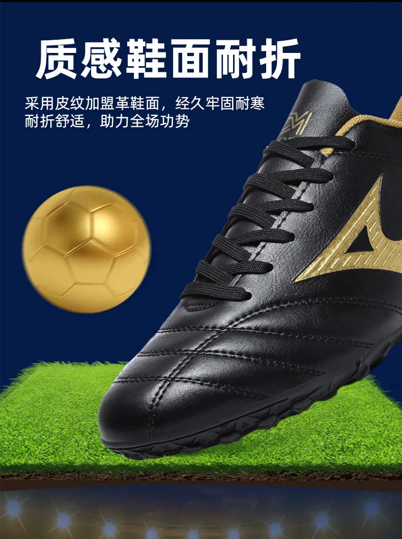 Men’s Football Soccer Cleats – Studded Indoor/Outdoor TF & FG Training Shoes