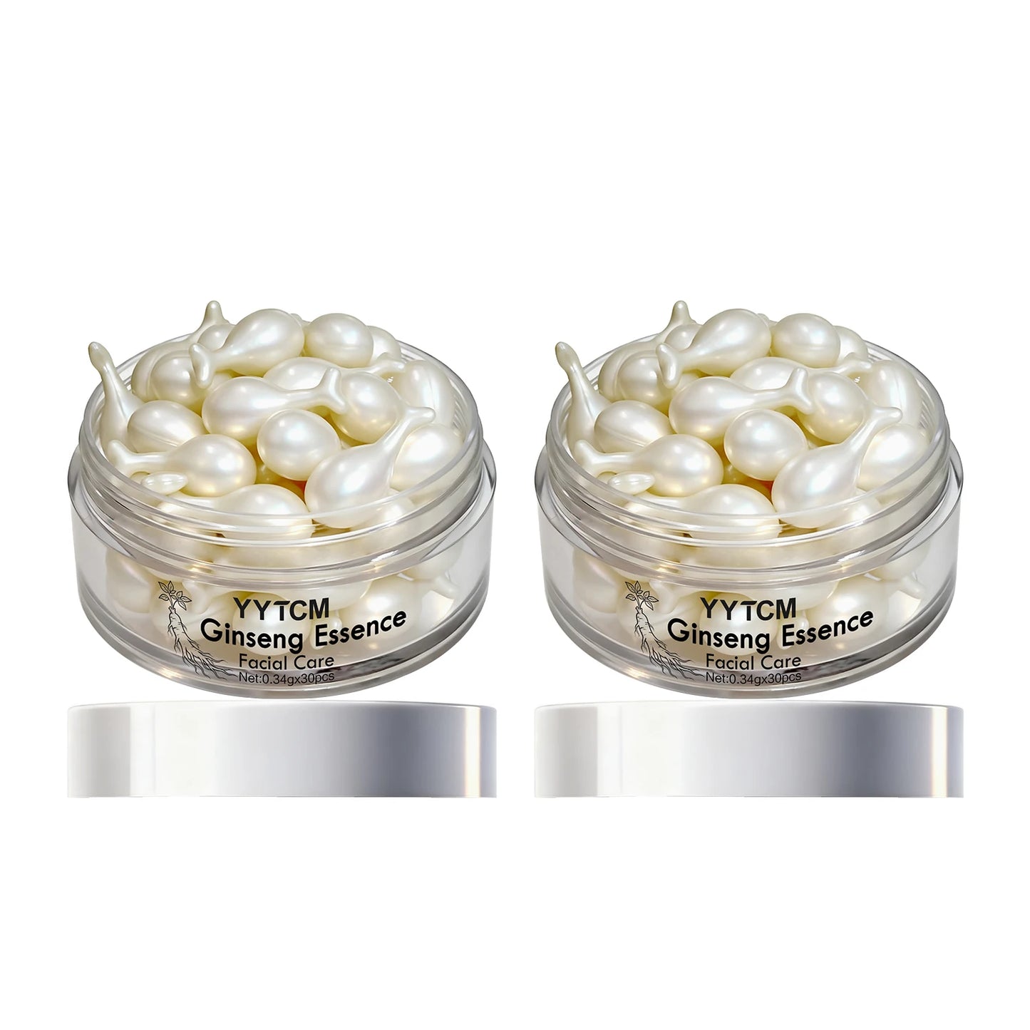 Ginseng Essence Capsules - Moisturizing Firming Serum with Retinol, Niacinamide & Vitamin E