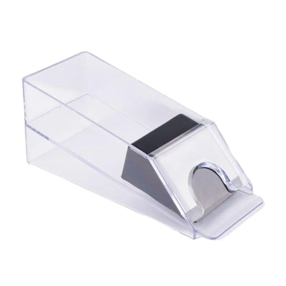 Transparent 4/6 Deck Discard Tray – Portable Casino Poker Dealer Accessory for Blackjack & Card Games