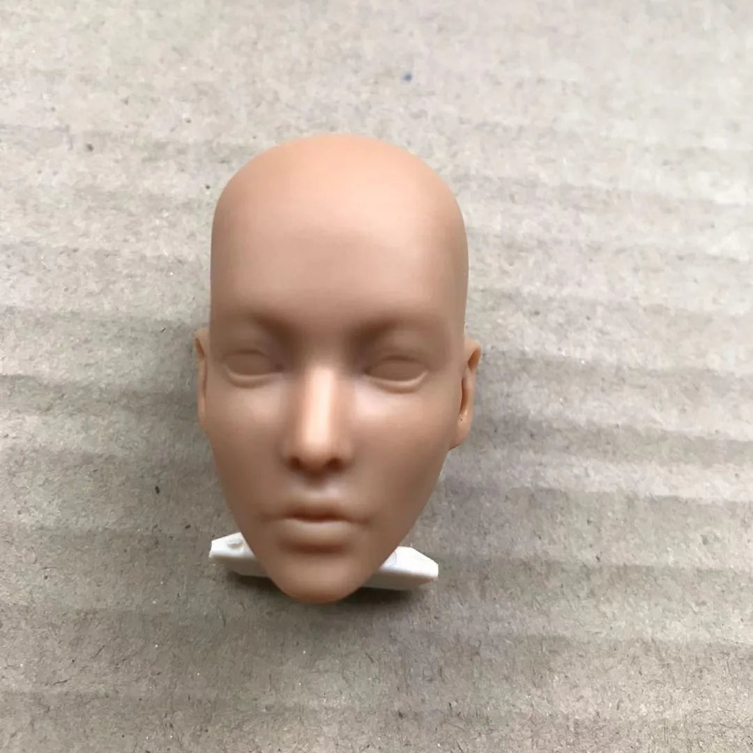 Poppy Blank Face Doll Heads — 1/6 DIY Crafting Parts in Super White, Coffee, Pink & Beige Skin for Doll Making