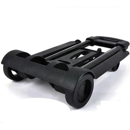 2/4-Wheeled Small Truck with Foldable Pull Rod – Portable Grocery, Luggage & Household Shopping Cart