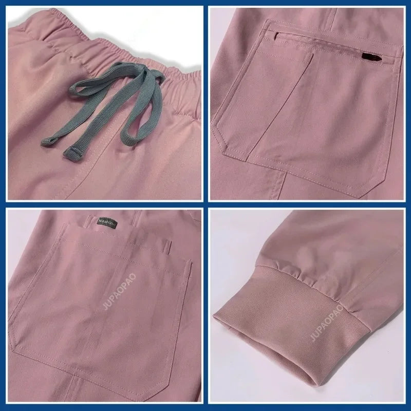 Unisex Medical Scrub Sets - Clinical Uniforms for Men and Women, Doctor, Nurse, Dentist Workwear with Tops and Pants