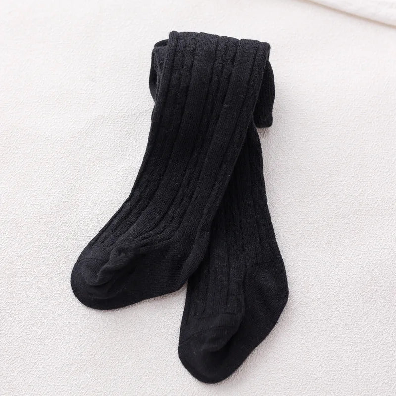 0-2Y Baby Girls Warm Pantyhose – Autumn Winter Long Tube Leggings & Newborn Tights Socks