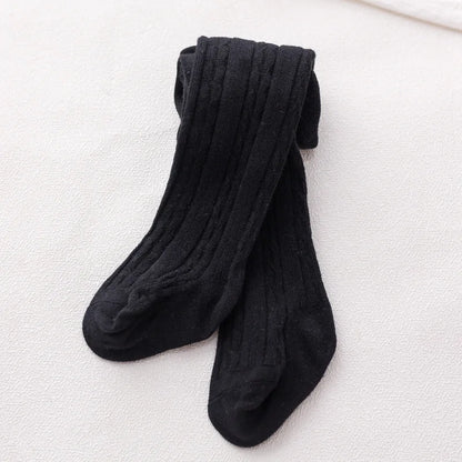 0-2Y Baby Girls Warm Pantyhose – Autumn Winter Long Tube Leggings & Newborn Tights Socks