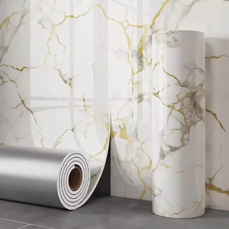 Marble Foam Wall Tile Wallpaper - Self-Adhesive Waterproof Decorative Wall Sticker