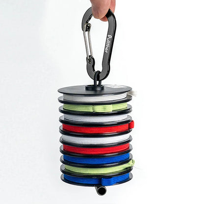Pullther Fly Fishing Tippet Line Holder – Durable Aluminum Spool Storage for Leader & Tippet Spools