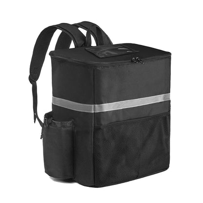 Insulated 30L Food Delivery Backpack – Large Capacity Thermal Takeout & Grocery Bag for Riders, Waterproof Heat Retention Courier Bag