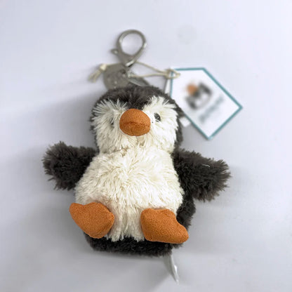 Cute Golf Ball Plush Keychain - Grape Jellyfish Hippo Elephant Bag Charm Mini Plush Toy Collection