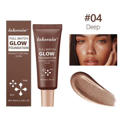 Glow Foundation Illuminator - Lightweight Moisturizing Glotion Natural Radiance Enhancer Multi-Purpose Highlighter Base