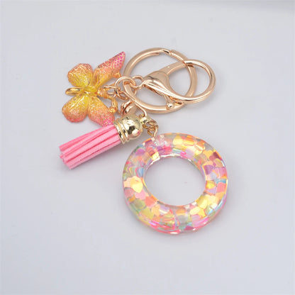 A-Z Letter Metal Keychain - Personalized Initial Car Key Ring & Name Gift