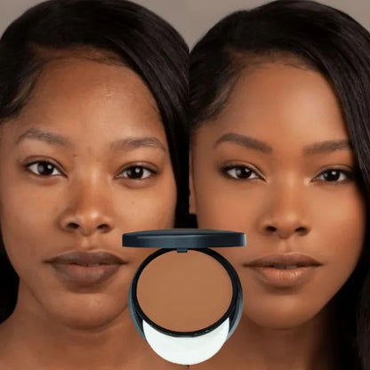 Sweat-Resistant Contouring Powder Palette – Matte Buildable Coverage for All Skin Tones with Highlight & Shadow