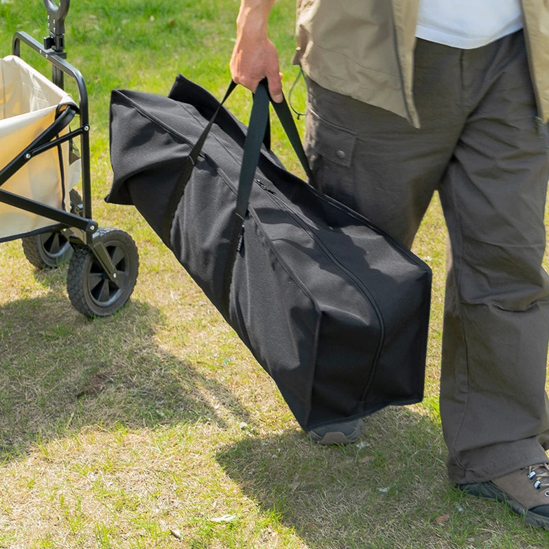Camping Canopy Pole Storage Bag - Large Capacity Wear-Resistant Gear Organizer with Carry Handle