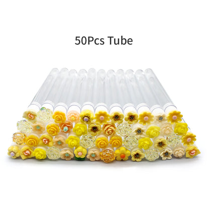 10/50PCS Reusable Eyelash & Eyebrow Brush Tubes — Replaceable Dust-Proof Wands Storage & Makeup Tool