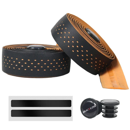 BUCKLOS Road Bike Handlebar Tape – Soft PU EVA Anti-Slip Shock-Absorbing Grip for Gravel and Cycling