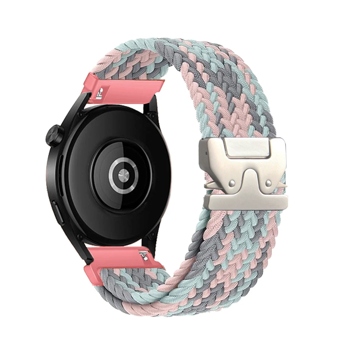 Braided Loop Watch Band – 18/20/22mm Parachute Style Strap for Garmin Venu/3/3S, Forerunner 265/265S/645, Samsung & Huawei GT Watches