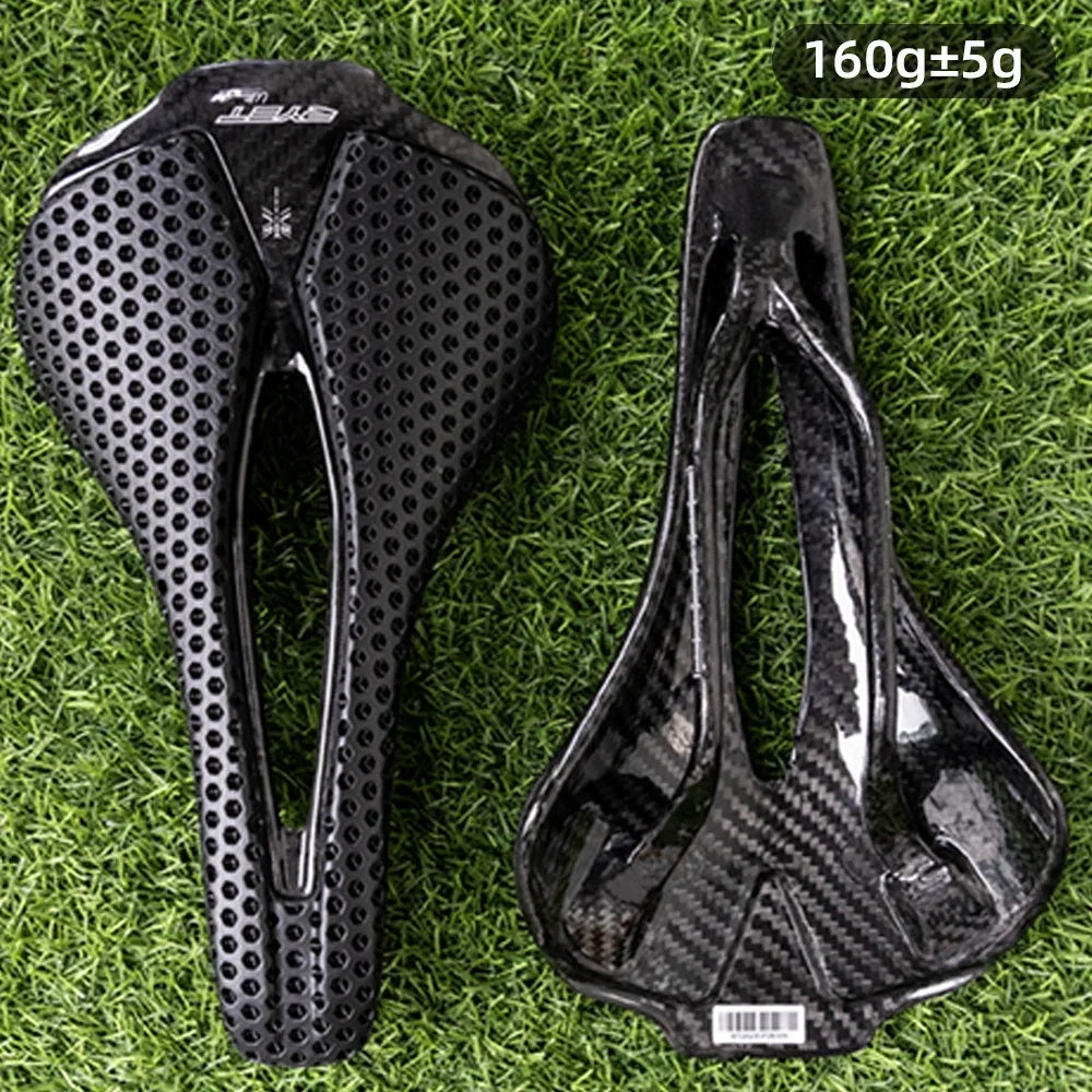 RYET Bicycle Saddle - Ultralight Full Carbon Racing Seat for Road Bike Cycling & Sports