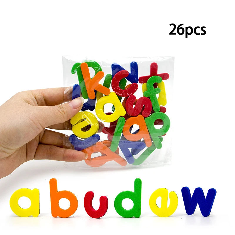 Magnetic Alphabet and Number Fridge Magnets - ABC 123 Educational Preschool Learning Toy Set