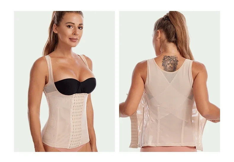 Waist Corset Postpartum Shapewear – Slimming Tummy Trainer, Flat Belly Waist Trainer & Body Shaper for Women