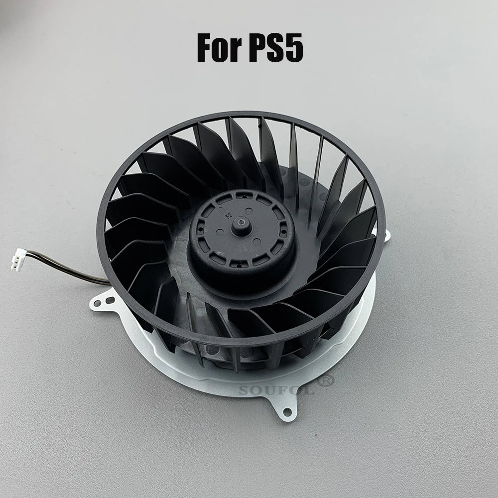 Original PS5 Internal Cooling Fan — 17 & 23 Blade Replacement Cooler for PlayStation 5 Console