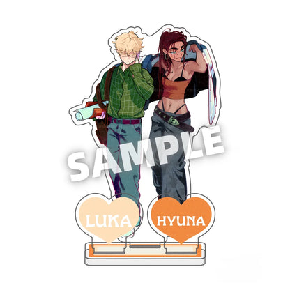 Anime Alien Stage Acrylic Stand Figure - Ivan Till Luka Sua Mizi Desktop Ornament Keychain Collectible Gift