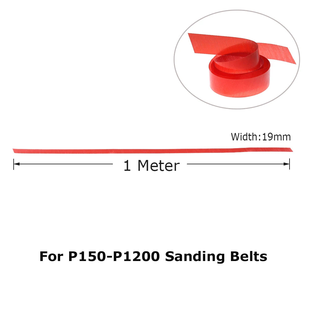 Connector Tape for Sanding Belts - 1/3/5M Roll 19mm Width Butt Joint Repair Tape for Abrasive Belt Splicing