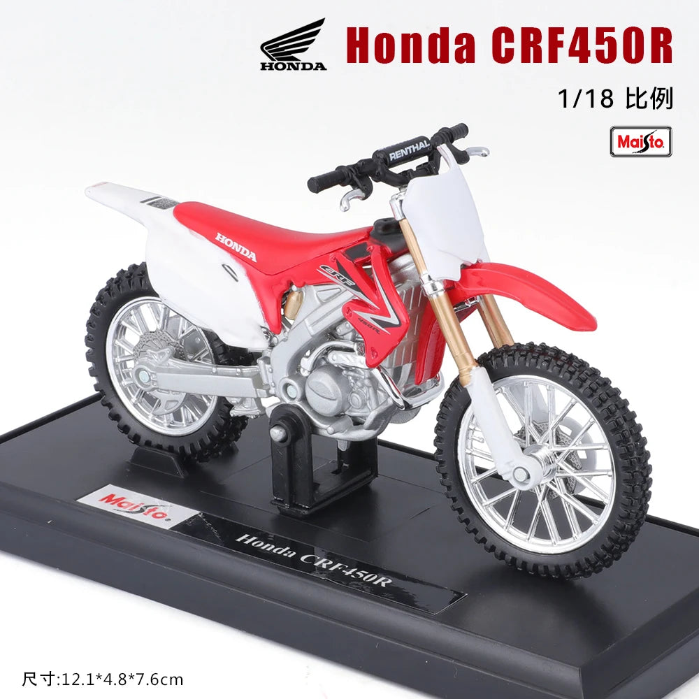 Maisto 1:18 Alloy Motorcycle Model – Yamaha MT-07/MT-10, Ducati, Kawasaki, KTM, Suzuki, BMW