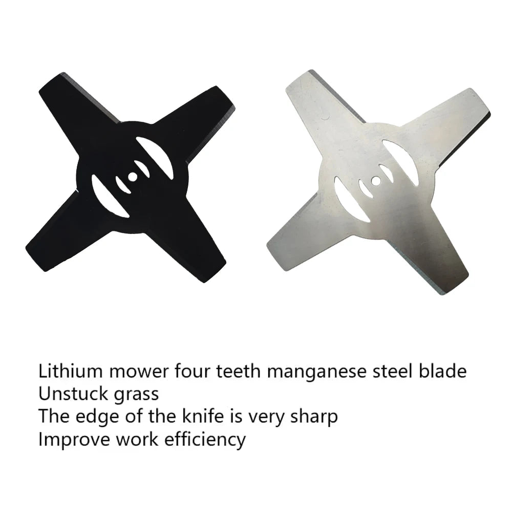 150mm Universal Metal Grass Trimmer Blades – 3/4 Tooth Brushcutter Head for Electric Lawn Mower & Garden Tool Accessories
