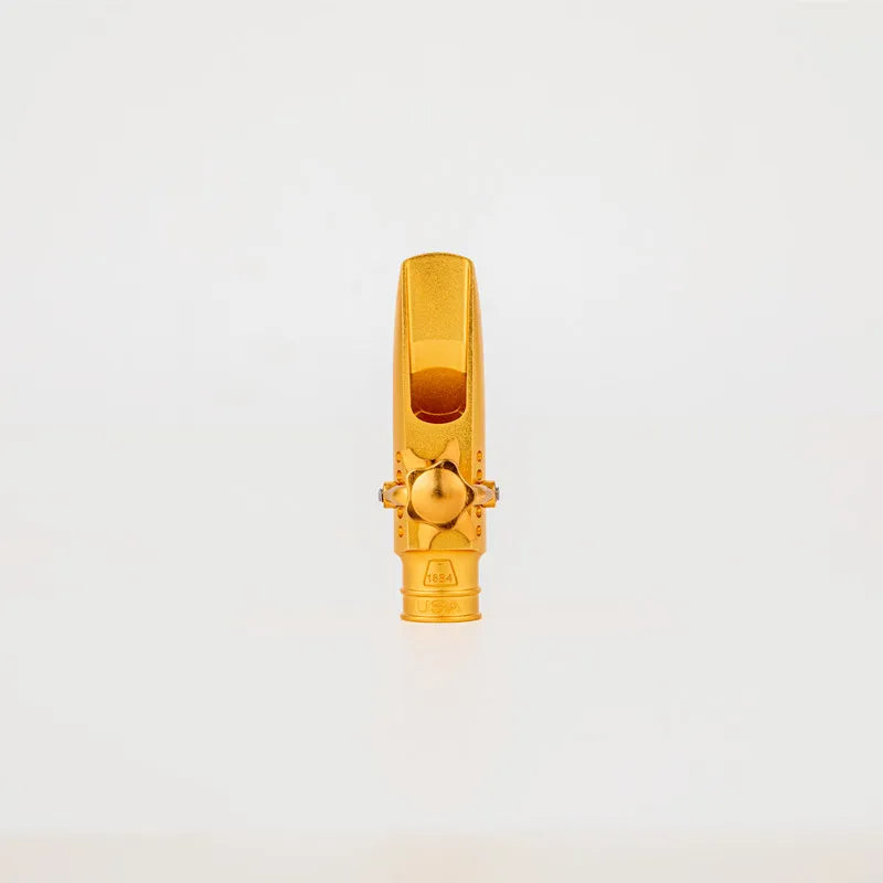 High-Quality Saxophone Metal Mouthpiece - Brass Plated, Sizes 5-9 for Alto, Soprano & Tenor Sax Accessories