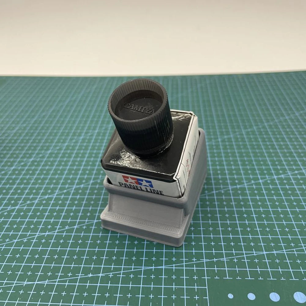 Tamiya Plastic Cement Glue Bottle Holder – Extra Thin Model Kit Organizer Stand for Paint, Panel Line & Adhesive Storage Rack