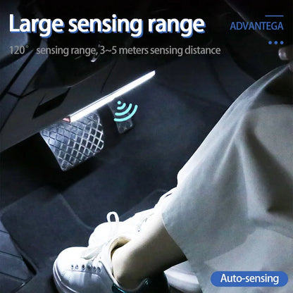 SEAMETAL Car Sensor Light - USB Rechargeable Automatic Induction Light Bar for Floor, Trunk, Hood - Magnetic, Manual, and Sensing Modes