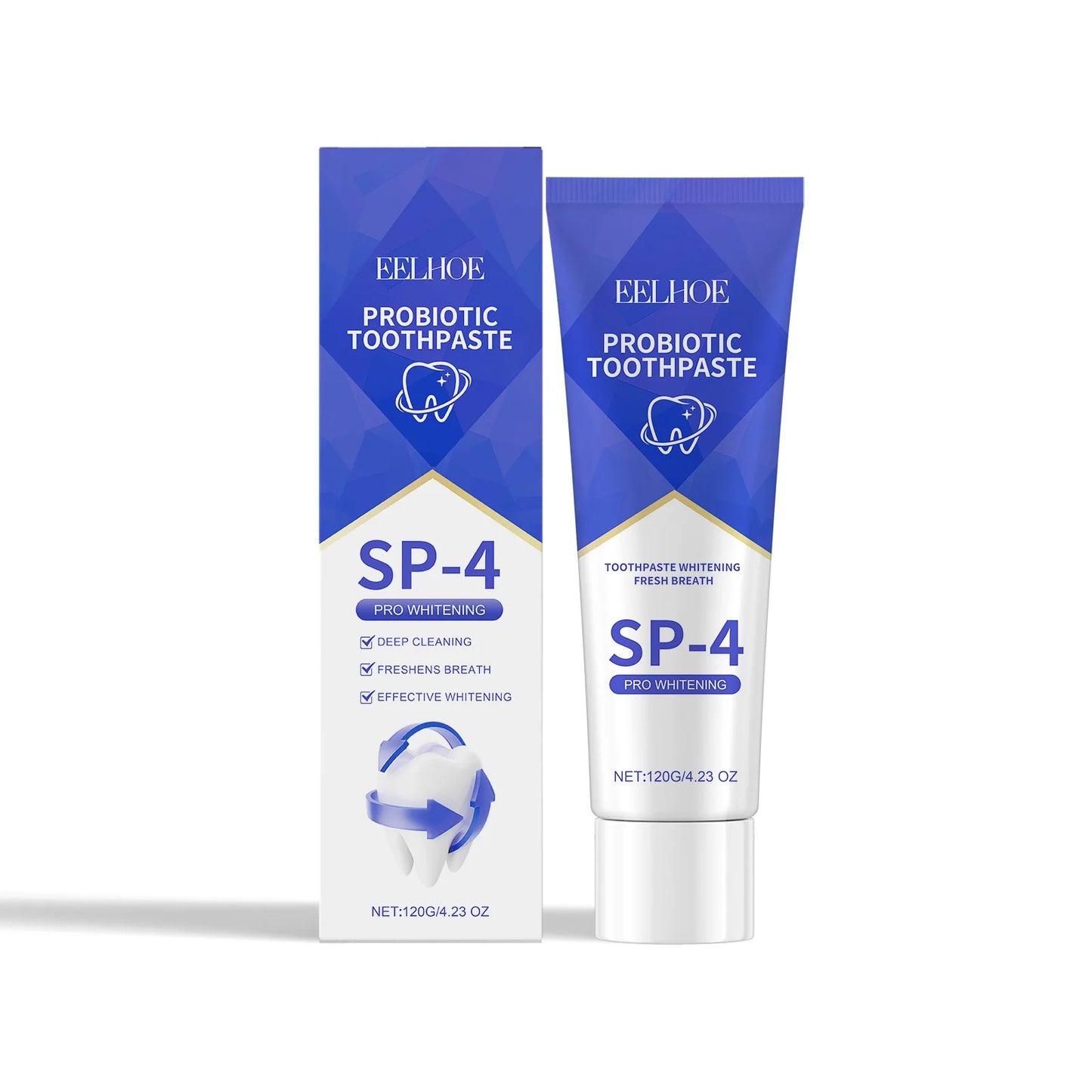 SP-6 Whitening Toothpaste with Probiotics – Plaque & Tartar Removal, Fresh Breath & Oral Hygiene