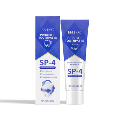 SP-6 Whitening Toothpaste with Probiotics – Plaque & Tartar Removal, Fresh Breath & Oral Hygiene