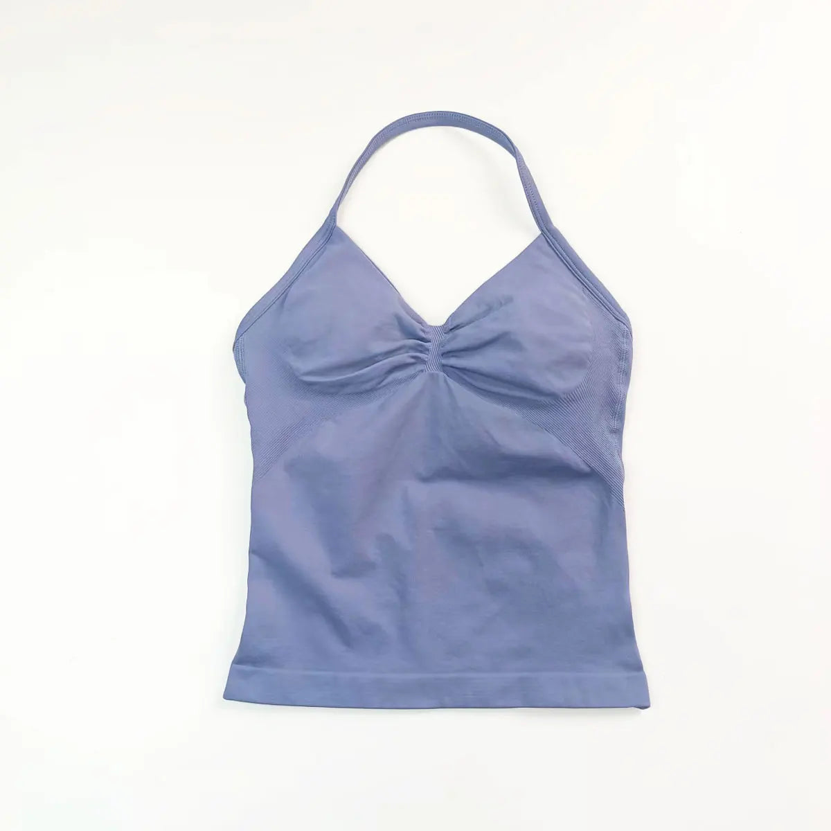 Women’s Longline Strappy Sports Yoga Vest Open Back Gym Tank Top Halter Running Fitness Bra Workout Top NCLAGEN Impact Style