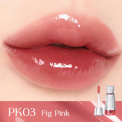 FOCALLURE 3D Mirror Lip Gloss – Lightweight, Non-Sticky, Long-Lasting & Moisturizing Lip Plumper Liquid Lipstick