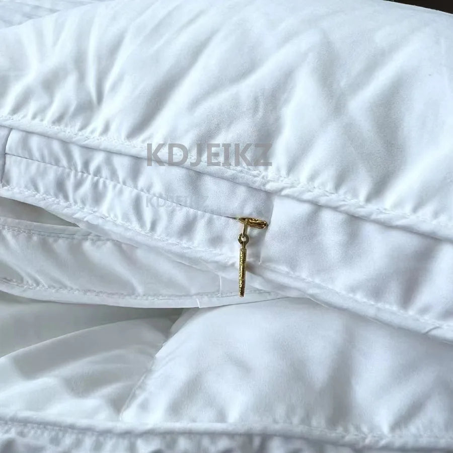 KDJEIKZ Winter Cotton Goose Down Quilt – Five-Star Hotel Duvet, Super Soft & Fluffy for Queen, King & Full Size, All-Season Blanket