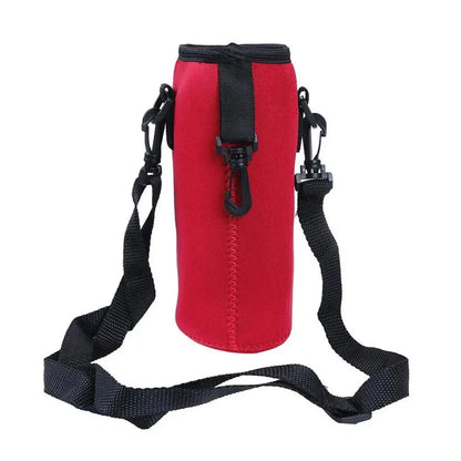 1000ML Neoprene Insulated Bottle Cooler Sleeve - Portable Carrying Case for Camping, Hiking & Sports Water Bottles