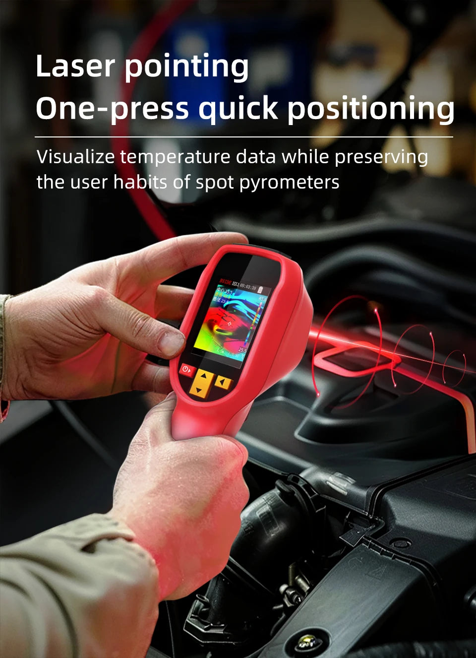 New Style Thermal Imaging Camera – 240x240 Infrared Temperature Meter for PCB Repair & Industrial Pipeline Detection