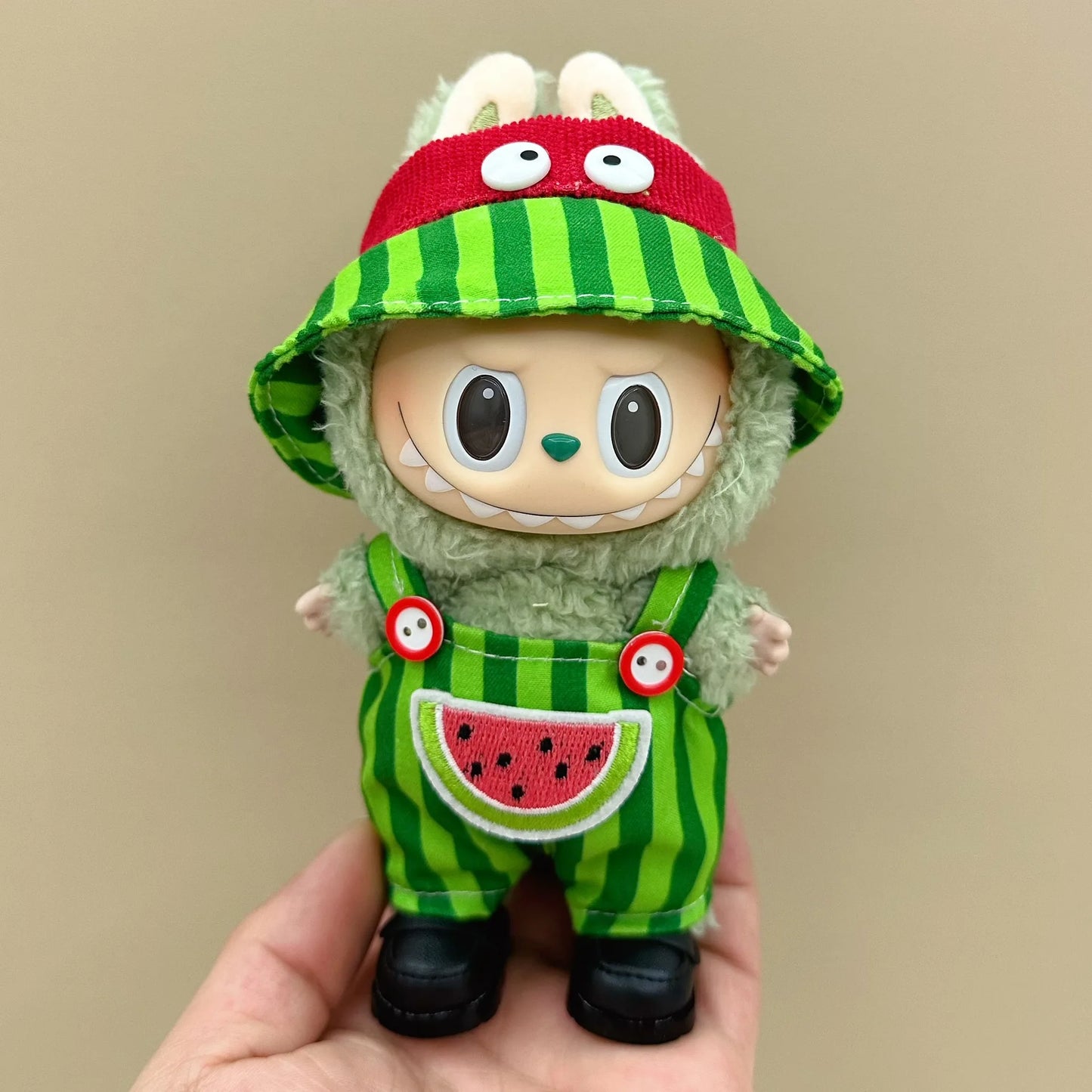 15-17CM Labubu Doll Clothes – Mini Plush Cotton Outfits for I, II, III Dolls, Party & Gift Accessories