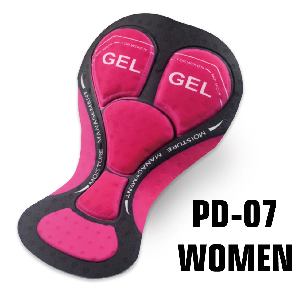 KEMALOCE Cycling Gel Pad - 5D/12D Breathable Shockproof Bike Cushion With Silicone Foam Comfort For Men & Women Long Rides