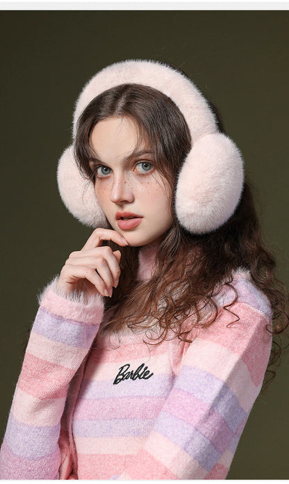 Maikun Thermal Earmuffs for Autumn & Winter - Thickened Cycling Ear Bags Imitation Rabbit Marten Ear Warmers
