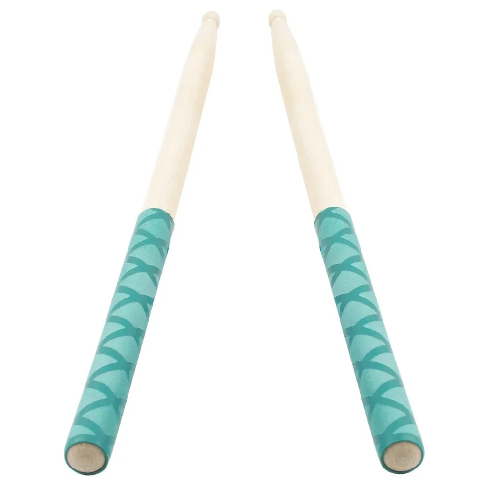 2Pcs Drumstick Grips – Anti-Slip Sweat-Absorbing Grip for 7A, 5A, 5B, 7B Drumsticks, 16.5cm Percussion Accessories